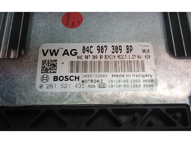 Recambio de centralita motor uce para seat ibiza (kj1) referencia OEM IAM 04C907309BP  