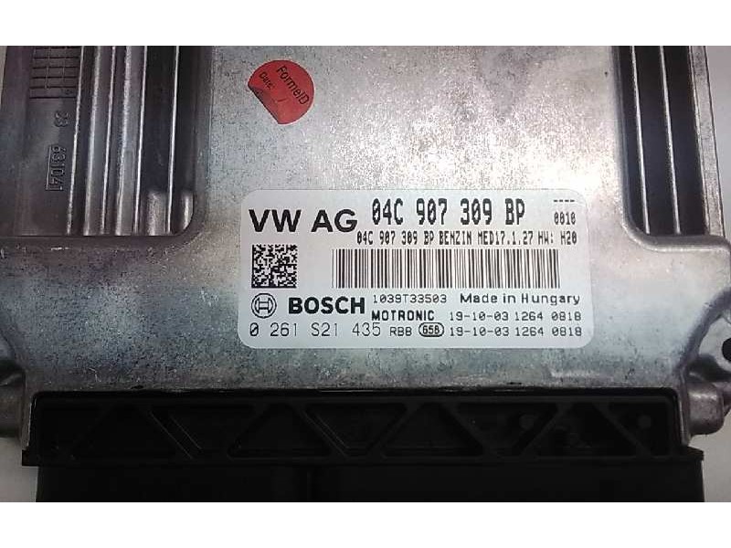 Recambio de centralita motor uce para seat ibiza (kj1) referencia OEM IAM 04C907309BP  