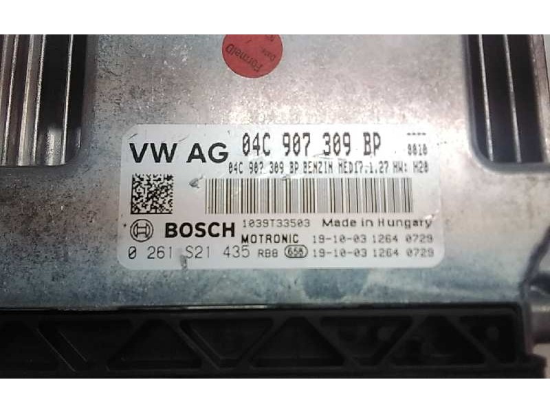 Recambio de centralita motor uce para seat ibiza (kj1) referencia OEM IAM 04C907309BP  