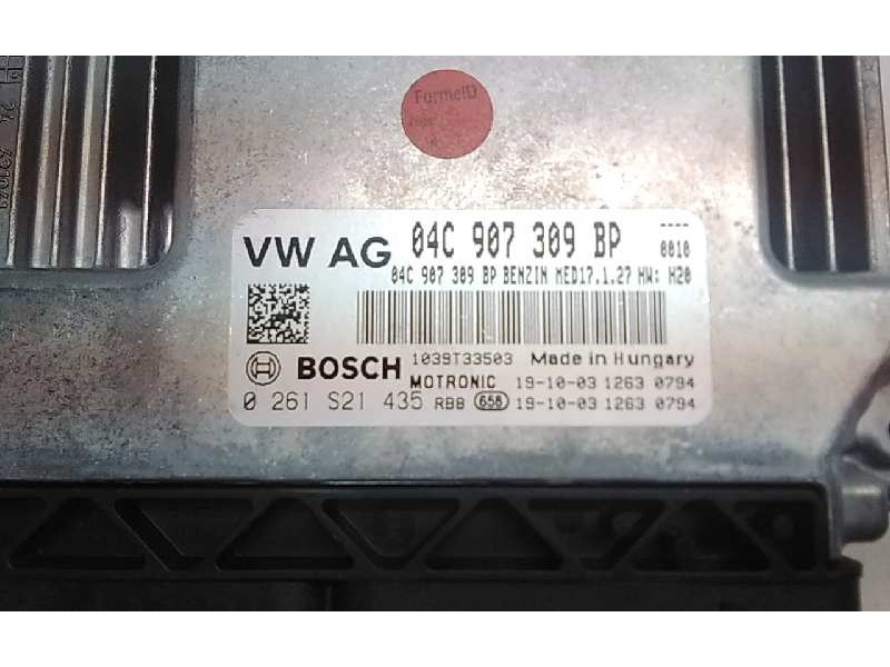 Recambio de centralita motor uce para seat ibiza (kj1) referencia OEM IAM 04C907309BP  