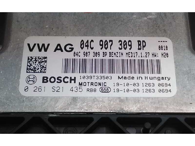 Recambio de centralita motor uce para audi q2 (gab) referencia OEM IAM 04C907309BP  