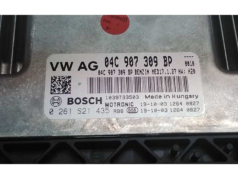 Recambio de centralita motor uce para audi q2 (gab) referencia OEM IAM 04C907309BP  