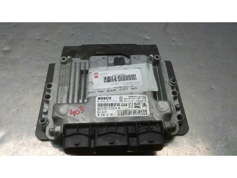 Recambio de centralita motor uce para citroen c4 berlina cool referencia OEM IAM 0281013872 403 