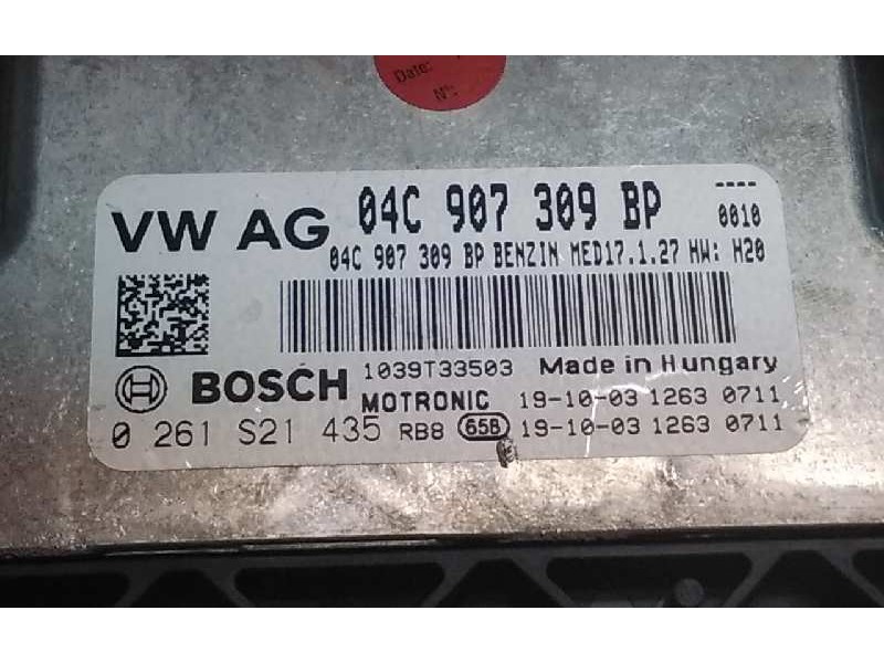 Recambio de centralita motor uce para seat arona referencia OEM IAM 04C907309BP  