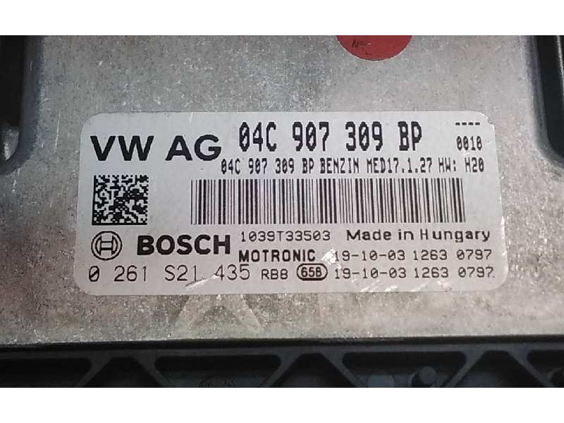 Recambio de centralita motor uce para seat arona referencia OEM IAM 04C907309BP  