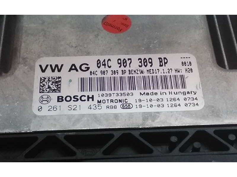 Recambio de centralita motor uce para skoda fabia referencia OEM IAM 04C907309BP  