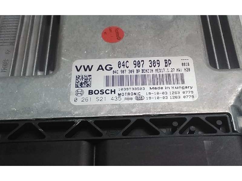 Recambio de centralita motor uce para skoda fabia referencia OEM IAM 04C907309BP  