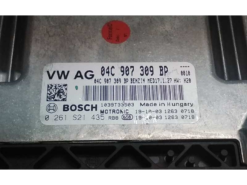 Recambio de centralita motor uce para skoda fabia referencia OEM IAM 04C907309BP  