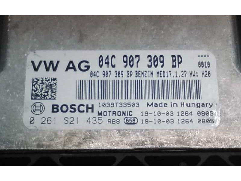 Recambio de centralita motor uce para skoda fabia referencia OEM IAM 04C907309BP  