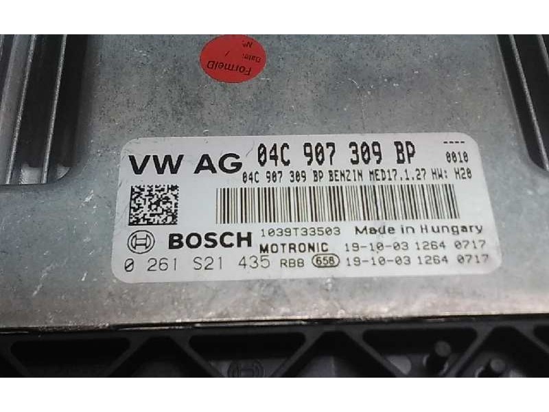 Recambio de centralita motor uce para seat ateca (kh7) referencia OEM IAM 04C907309BP  