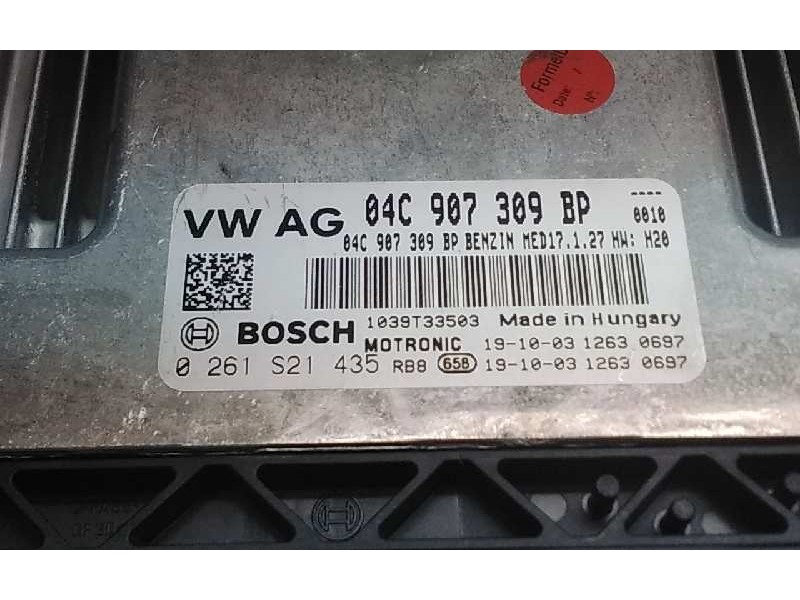 Recambio de centralita motor uce para seat ateca (kh7) referencia OEM IAM 04C907309BP  