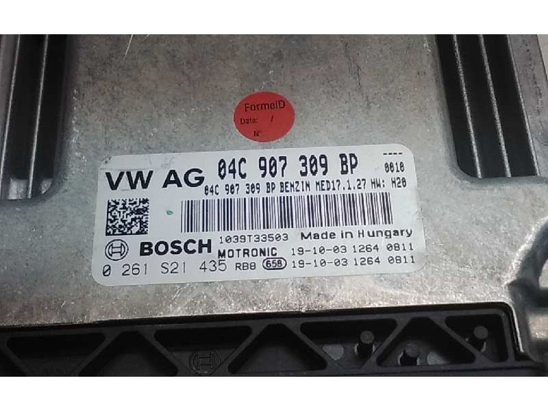 Recambio de centralita motor uce para seat leon (5f1) referencia OEM IAM 04C907309BP  