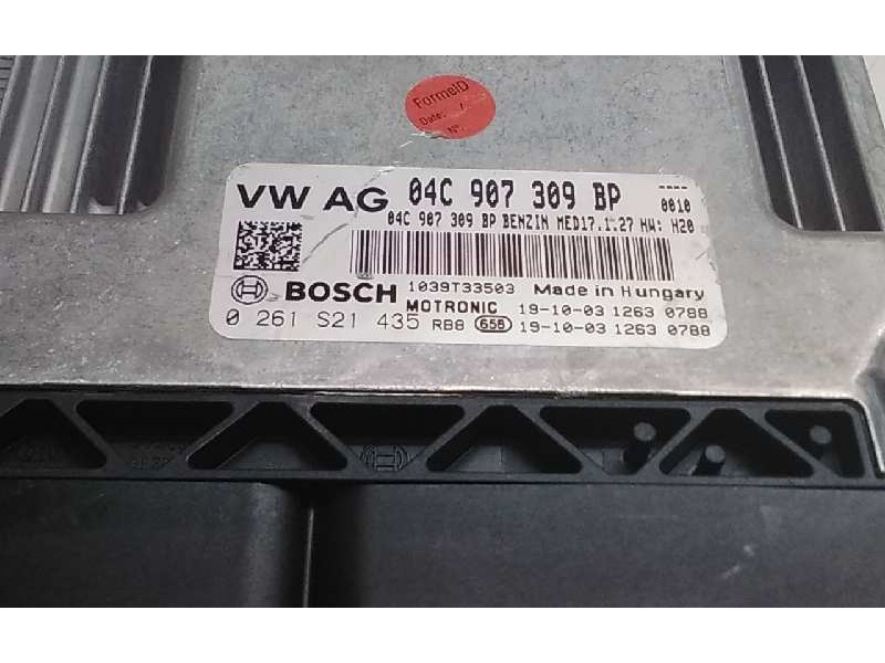 Recambio de centralita motor uce para seat leon (5f1) referencia OEM IAM 04C907309BP  