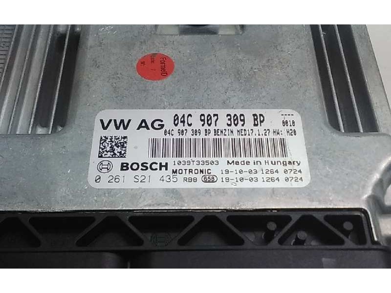 Recambio de centralita motor uce para seat leon (5f1) referencia OEM IAM 04C907309BP  