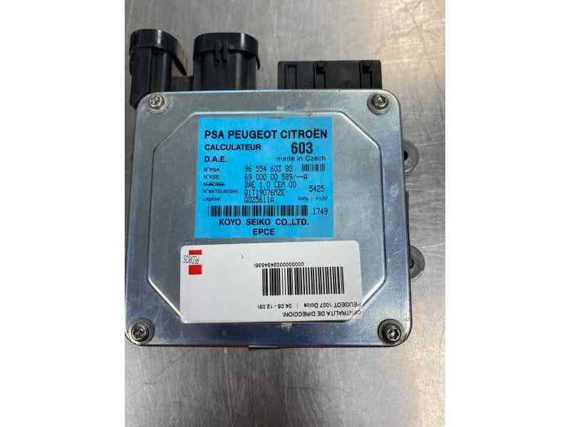 Recambio de centralita de direccion para peugeot 1007 dolce referencia OEM IAM JQ601A028  