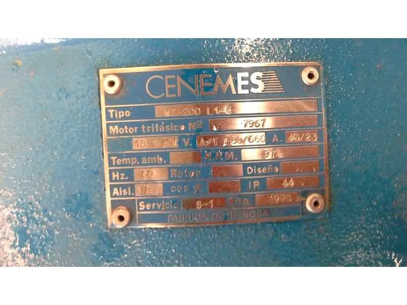 Recambio de motor electrico para » otros... modelos referencia OEM IAM WT-200L1-6 CENEMESA TRIFÁSICO 25 CV 18.5KW