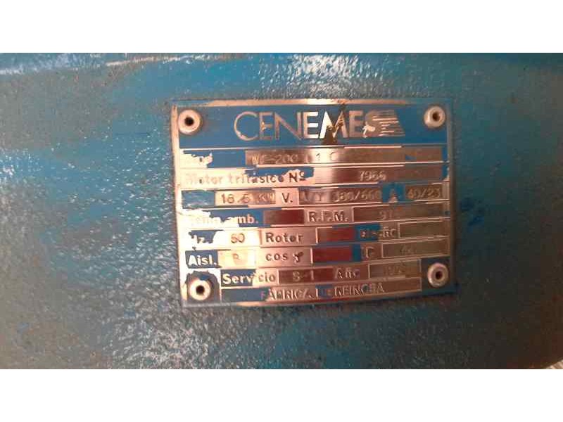 Recambio de motor electrico para » otros... modelos referencia OEM IAM WT-200L1-6 CENEMESA TRIFÁSICO 25 CV 18.5 KW