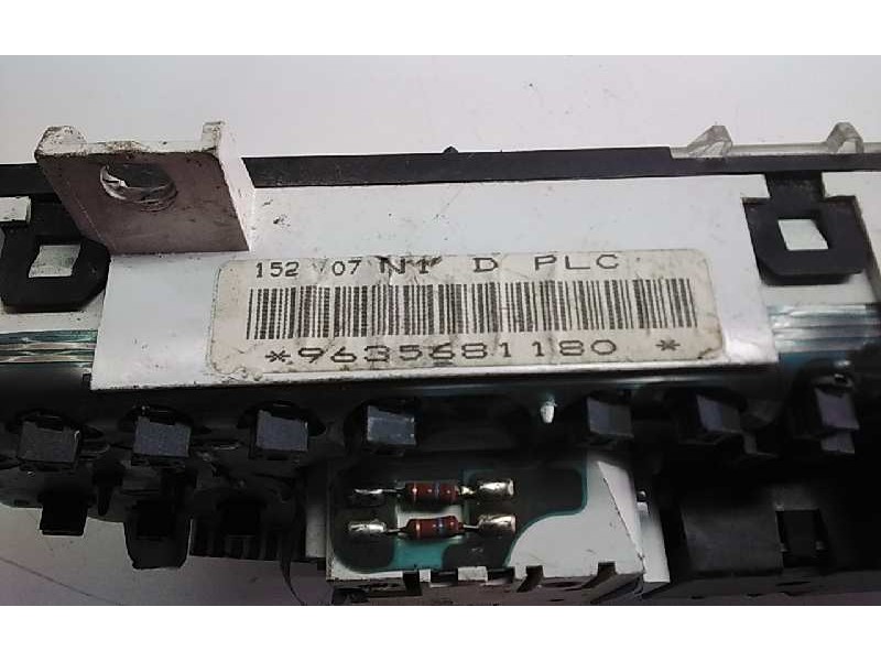 Recambio de cuadro instrumentos para peugeot partner (s1) 1.9 diesel referencia OEM IAM 9635681180  53849