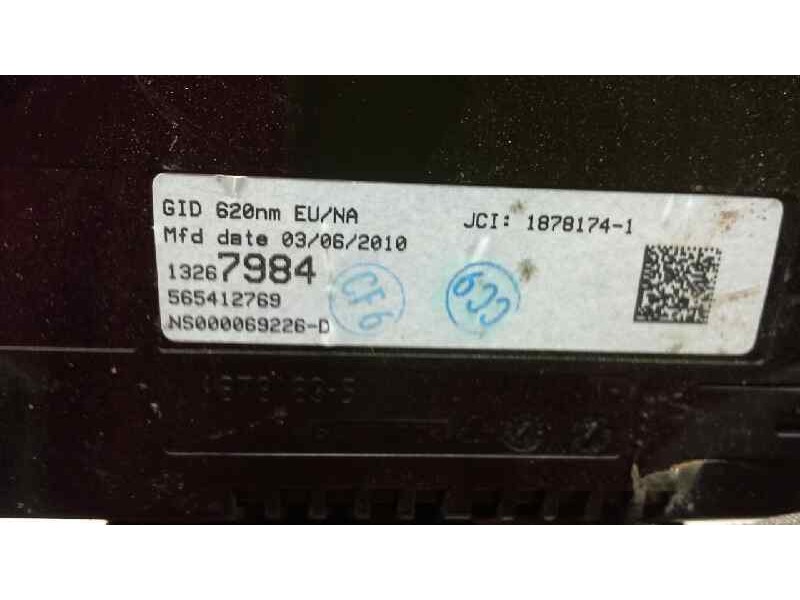 Recambio de pantalla climatizador para opel astra j lim. enjoy referencia OEM IAM 13267984  