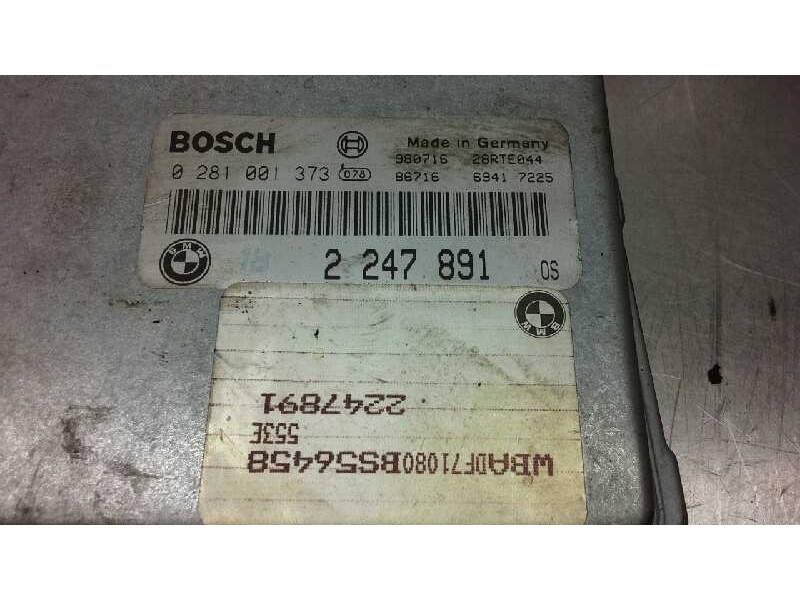 Recambio de centralita motor uce para bmw serie 5 berlina (e39) 525tds referencia OEM IAM 0281001373 2247891 