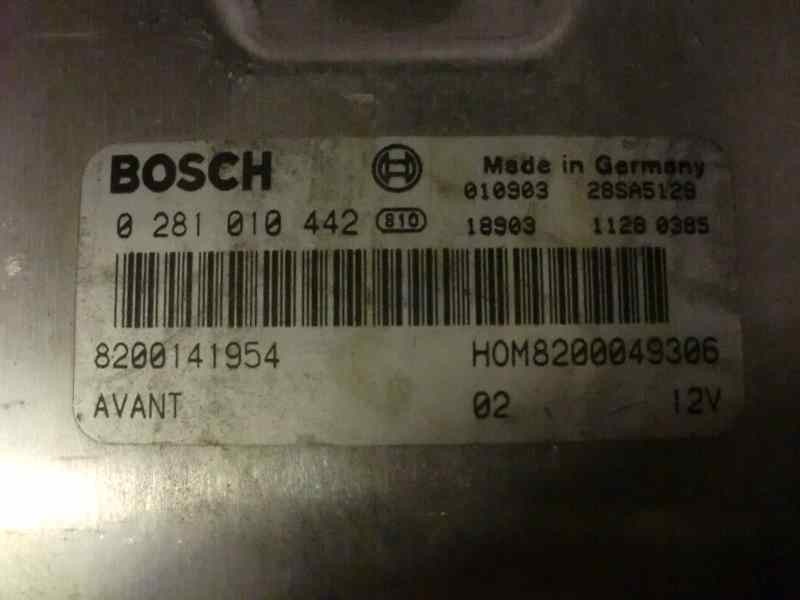 Recambio de centralita motor uce para renault megane i scenic (ja0) 1.9 dti diesel cat referencia OEM IAM 0281010442 292 54112