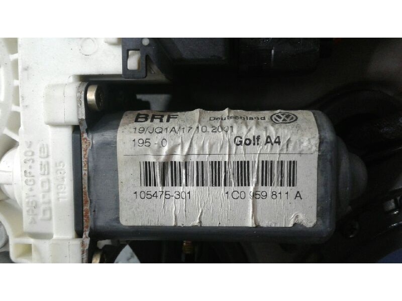 Recambio de elevalunas trasero izquierdo para volkswagen golf iv berlina (1j1) conceptline referencia OEM IAM 1J4839461F  