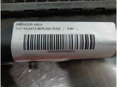 Recambio de radiador agua para fiat regata berlina 70 es referencia OEM IAM 0007566876  5651 2