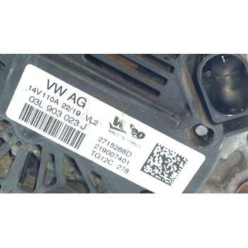 Recambio de alternador para seat toledo (kg3) 1.6 tdi referencia OEM IAM 03L903023J  
