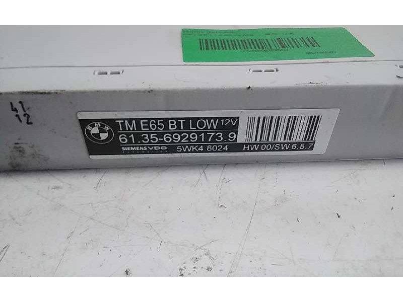 Recambio de centralita cierre para bmw serie 7 (e65/e66) 730d referencia OEM IAM 69291739  