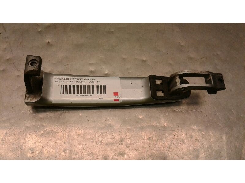 Recambio de maneta exterior trasera derecha para citroen c3 1.4 hdi exclusive referencia OEM IAM 9101W2  