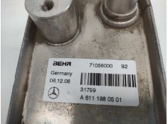 Recambio de enfriador aceite motor para mercedes clase c (w203) berlina 2.7 cdi 20v cat referencia OEM IAM A6111880501   2
