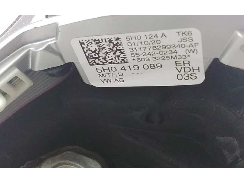 Recambio de volante para volkswagen golf viii lim. (cd1) referencia OEM IAM 5H0419089  