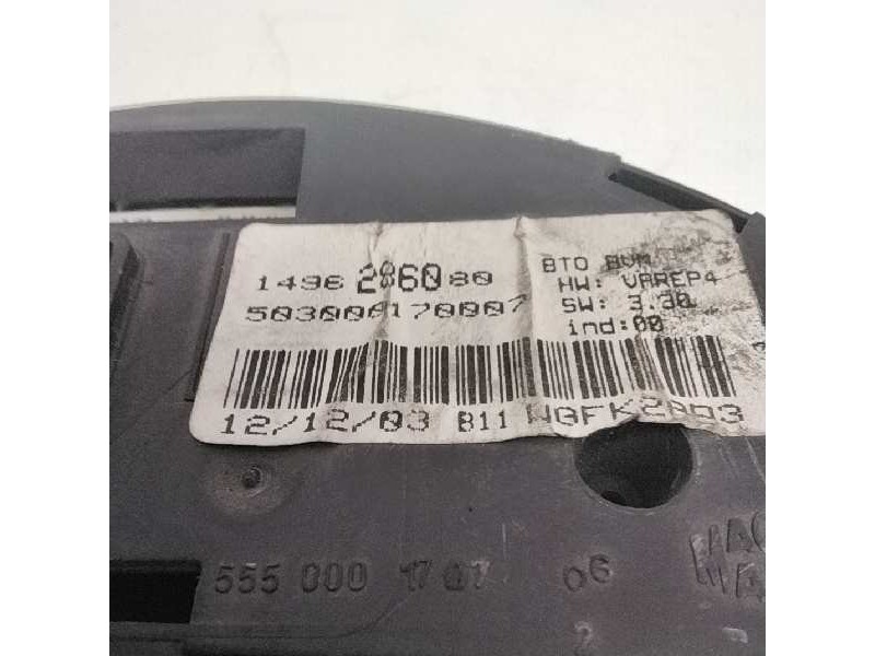 Recambio de pantalla multifuncion para citroen c8 2.0 hdi fap referencia OEM IAM 1496286080  