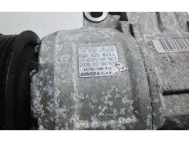 Recambio de compresor aire acondicionado para volkswagen polo (9n3) advance referencia OEM IAM 6Q0820803J  