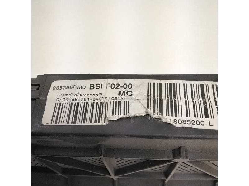 Recambio de centralita bsi para citroen c3 1.4 hdi sx plus referencia OEM IAM 9653667380  