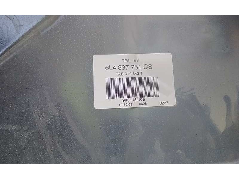 Recambio de elevalunas delantero izquierdo para seat ibiza (6l1) cool referencia OEM IAM 6K4837751CS  