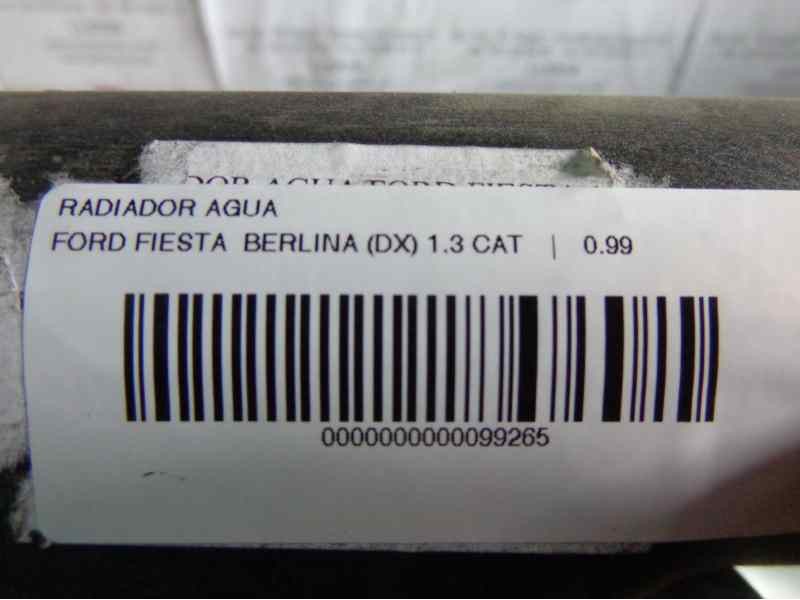 Recambio de radiador agua para ford fiesta berlina (dx) 1.3 cat referencia OEM IAM   7353