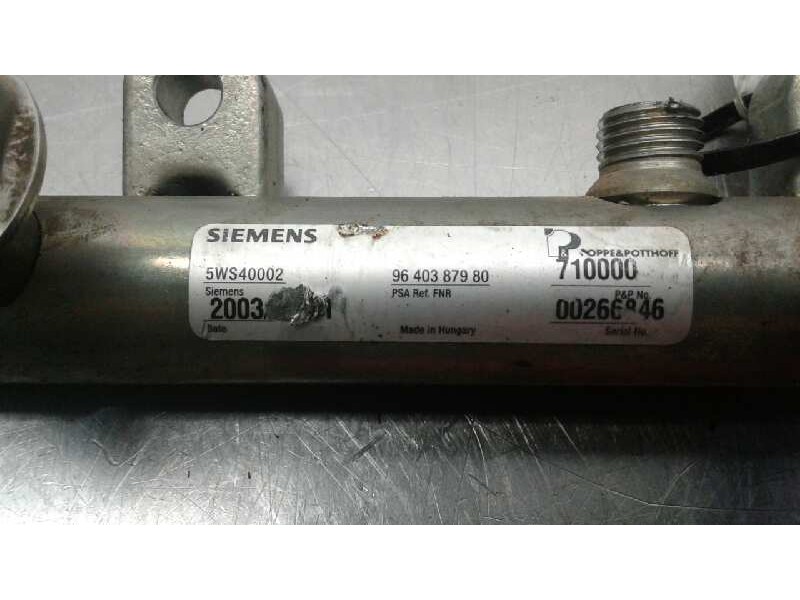 Recambio de rampa inyectora para peugeot partner (s2) combi plus referencia OEM IAM 9640387980  