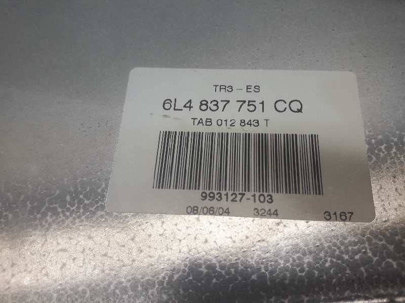 Recambio de elevalunas delantero izquierdo para seat ibiza (6l1) cool referencia OEM IAM 6L4837751CQ 6L4837755 