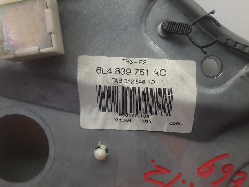 Recambio de elevalunas trasero izquierdo para seat ibiza (6l1) cool referencia OEM IAM 6L4839751AC  