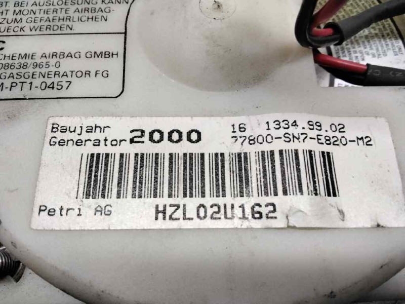 Recambio de airbag delantero izquierdo para honda civic berlina .5 (ma/mb) 1.5 elegance (ma9) referencia OEM IAM 1613349902  