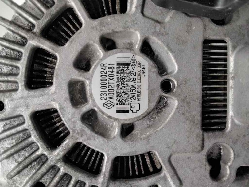 Recambio de alternador para renault scenic iii 1.4 tce referencia OEM IAM 231000024R A002TX0481 12V 150A