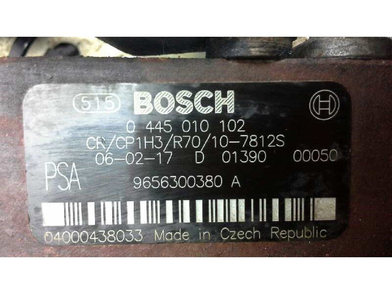 Recambio de bomba inyeccion para citroen c5 berlina lx (e) referencia OEM IAM 0445010102 BOSCH 