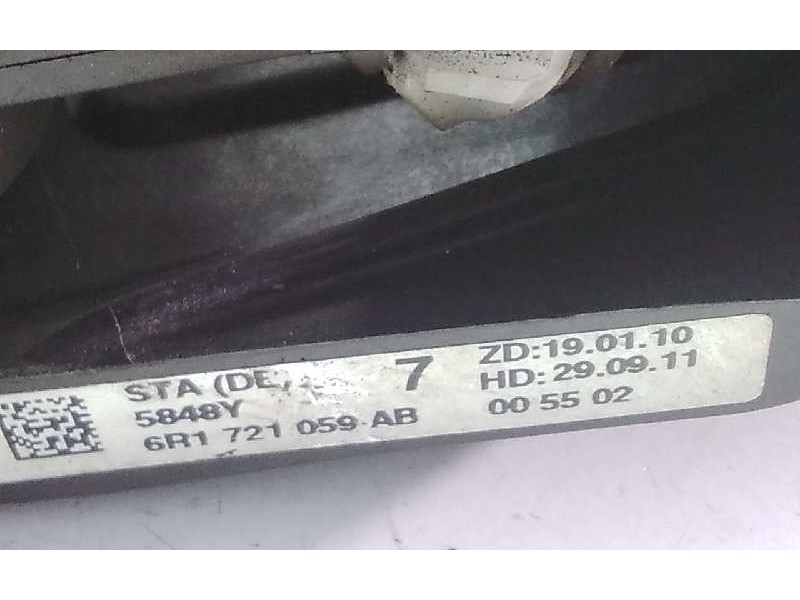 Recambio de pedal embrague para audi a1 (8x) 1.6 tdi referencia OEM IAM 6R172Q059AB  