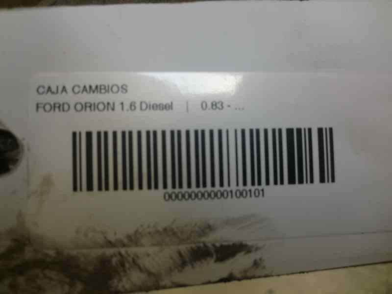 Recambio de caja cambios para ford orion 1.6 diesel referencia OEM IAM 89WTAU  7805