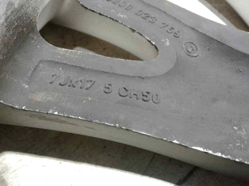 Recambio de llanta aluminio para renault espace iv (jk0) dynamique referencia OEM IAM 17-5-TORNILLOS ET50 