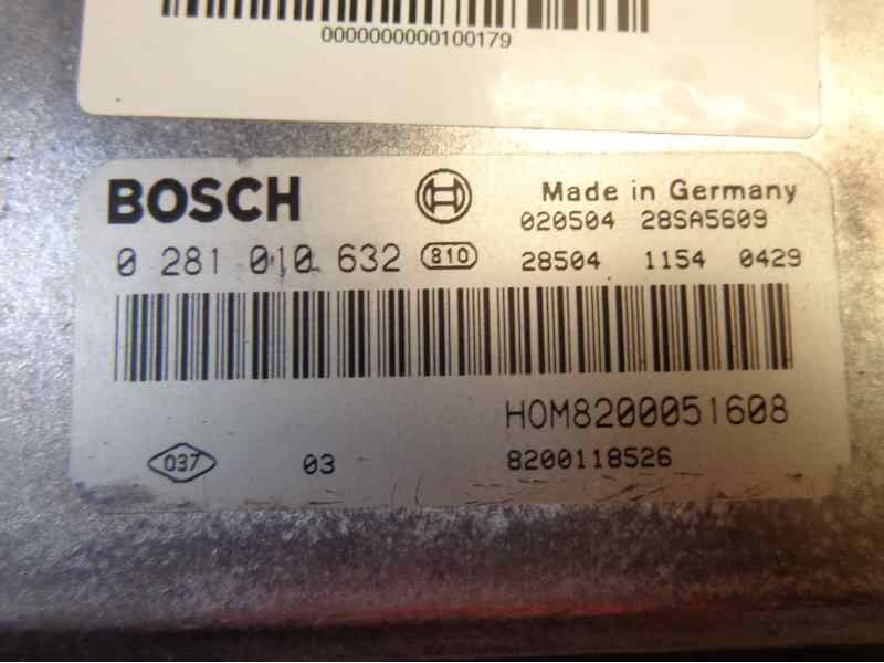 Recambio de centralita motor uce para renault trafic caja cerrada (ab 4.01) 1.9 diesel referencia OEM IAM 0281010632 182 