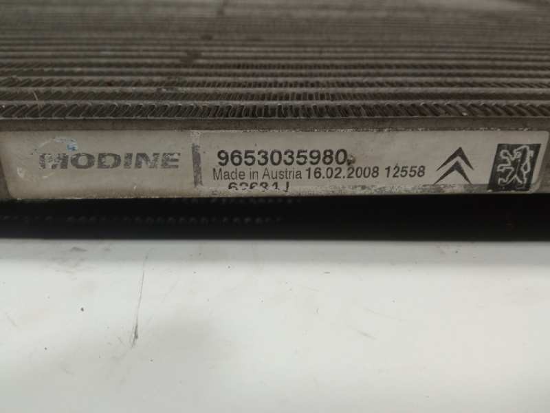 Recambio de condensador / radiador aire acondicionado para citroen c2 vtr referencia OEM IAM 9653035980  