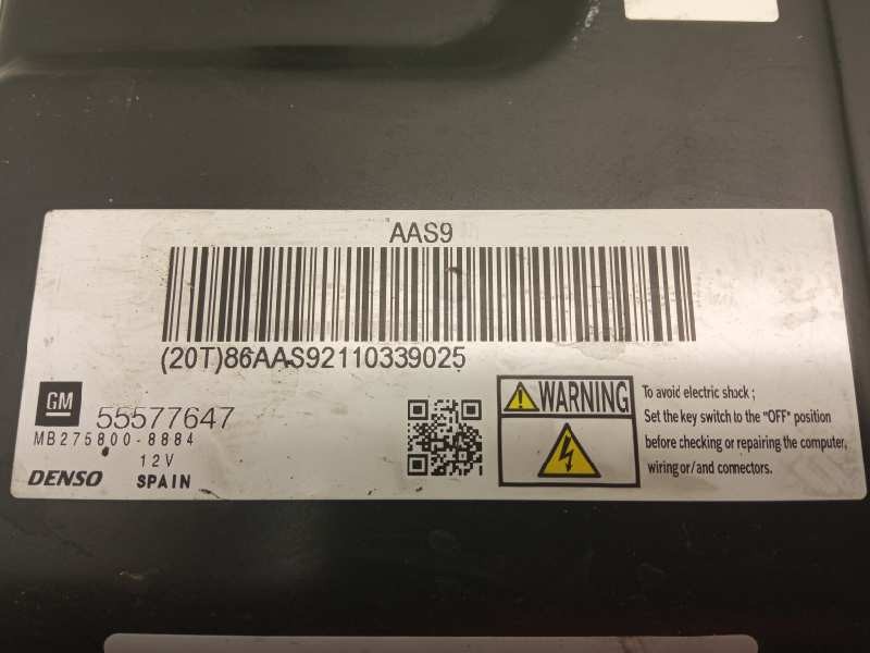 Recambio de centralita motor uce para opel astra j lim. enjoy referencia OEM IAM   