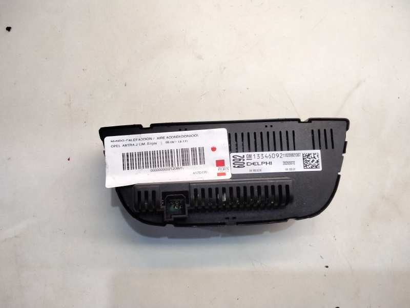 Recambio de mando calefaccion / aire acondicionado para opel astra j lim. enjoy referencia OEM IAM 13346092  